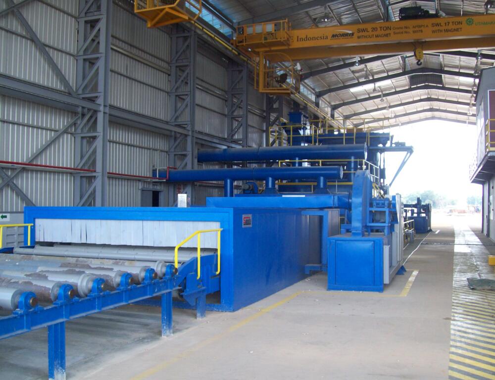 江蘇拋丸機除銹設備 2 鋼板型材拋丸機 2