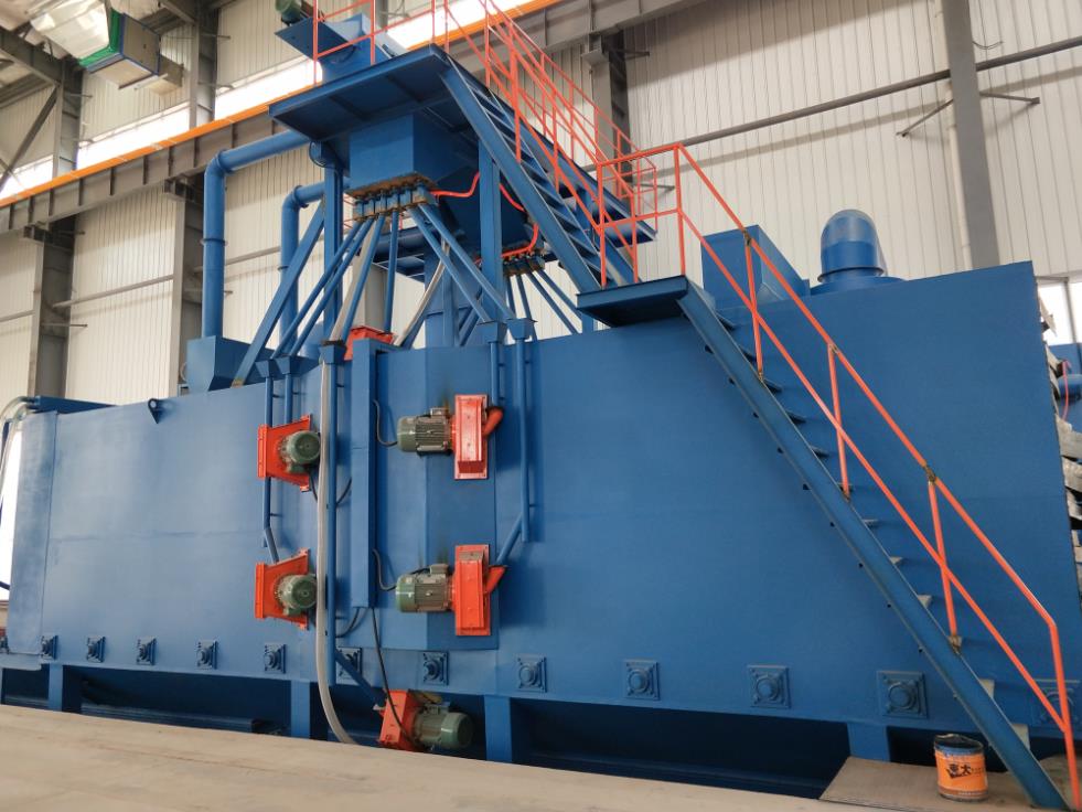 江蘇拋丸機除銹設備 河南鄭州鋼結構拋丸機設計結構功能特征